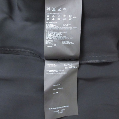 Prada Frill Collar Sleeveless Pleated Dress Size 38 Black Women's Preowned USED