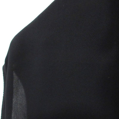 Prada Frill Collar Sleeveless Pleated Dress Size 38 Black Women's Preowned USED