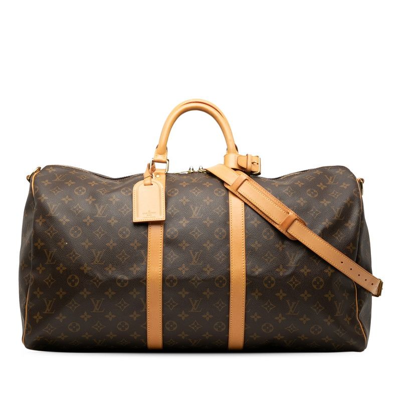 Louis Vuitton Monogram Keepall Bandouliere 55 Boston Bag Shoulder Bag 2WAY