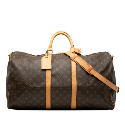 Louis Vuitton Monogram Keepall Bandouliere 55 Boston Bag Shoulder Bag 2WAY