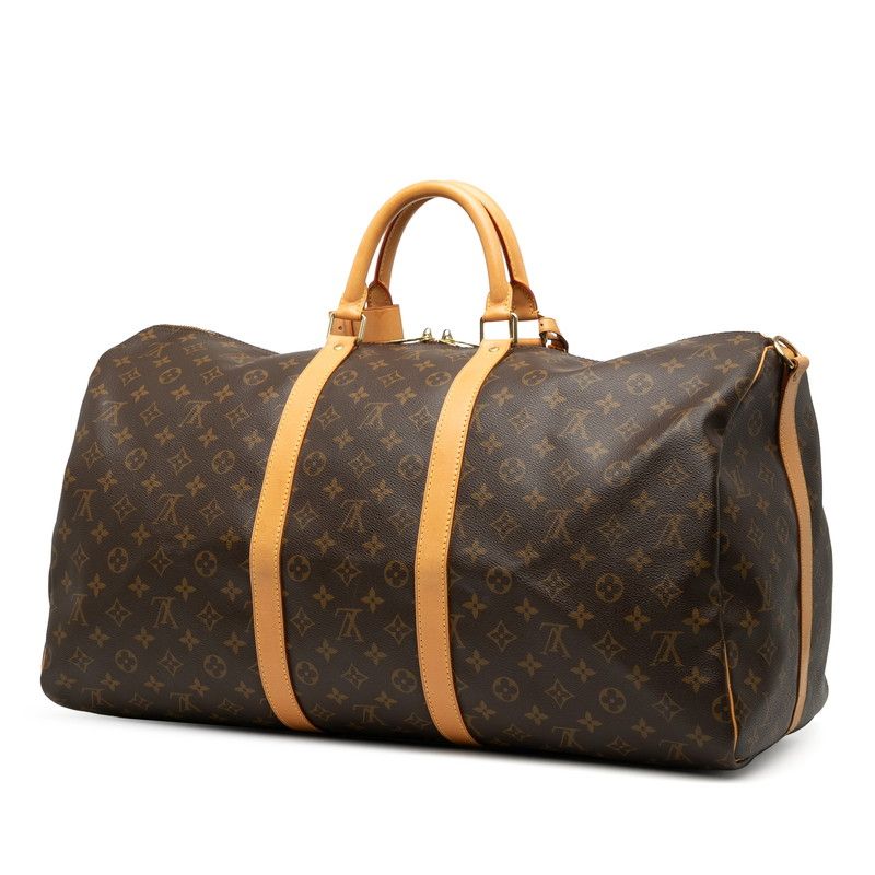 Louis Vuitton Monogram Keepall Bandouliere 55 Boston Bag Shoulder Bag 2WAY