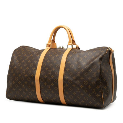 Louis Vuitton Monogram Keepall Bandouliere 55 Boston Bag Shoulder Bag 2WAY