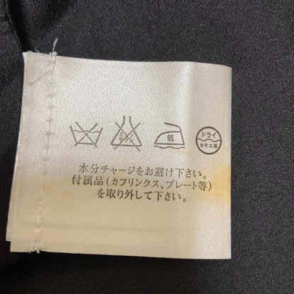 01A Chanel Cashmere Blend Skirt With Coco Mark Plate P18201 Size 38 Dark Brown