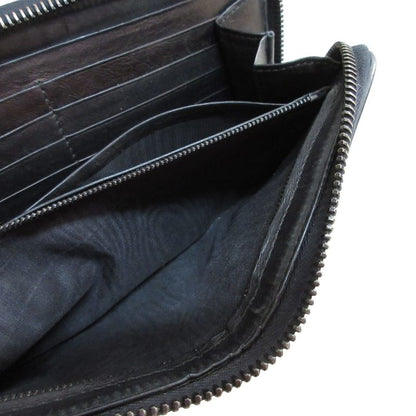 Good Bottega Veneta Intrecciato Leather Round Zipper Long Wallet Long Wallet