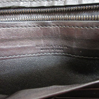 Good Bottega Veneta Intrecciato Leather Round Zipper Long Wallet Long Wallet
