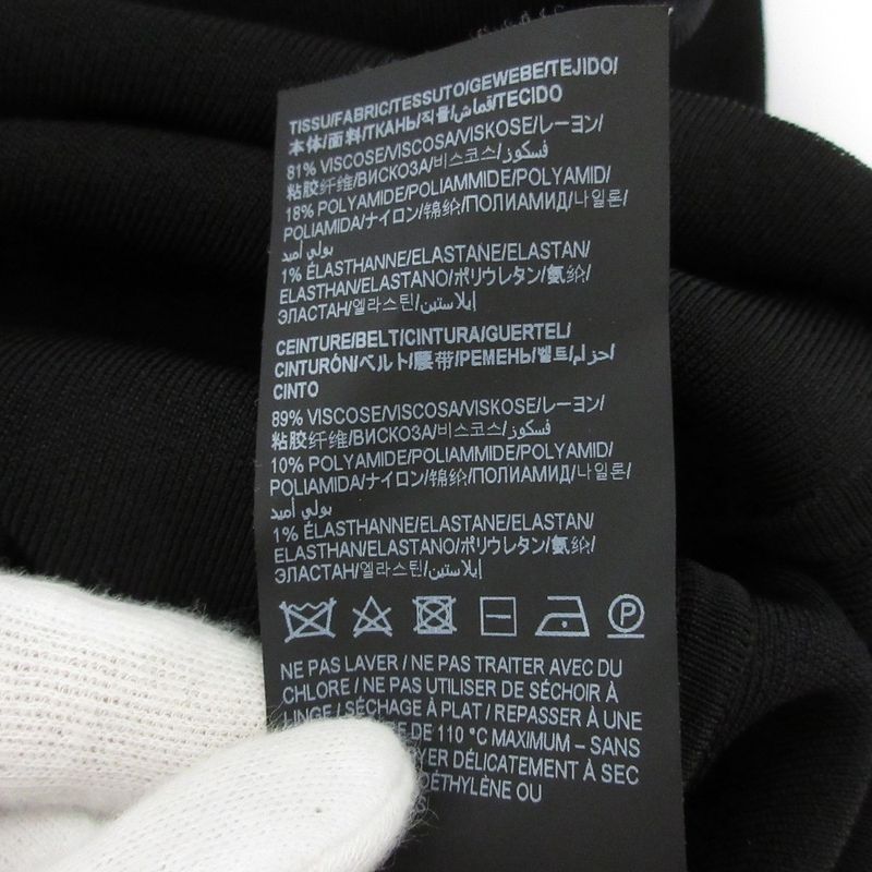 Good Saint Laurent Paris Laurent Knee Length Easy Tight Knit Skirt 769316 Size