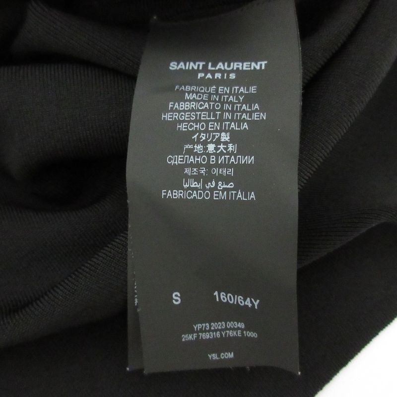 Good Saint Laurent Paris Laurent Knee Length Easy Tight Knit Skirt 769316 Size