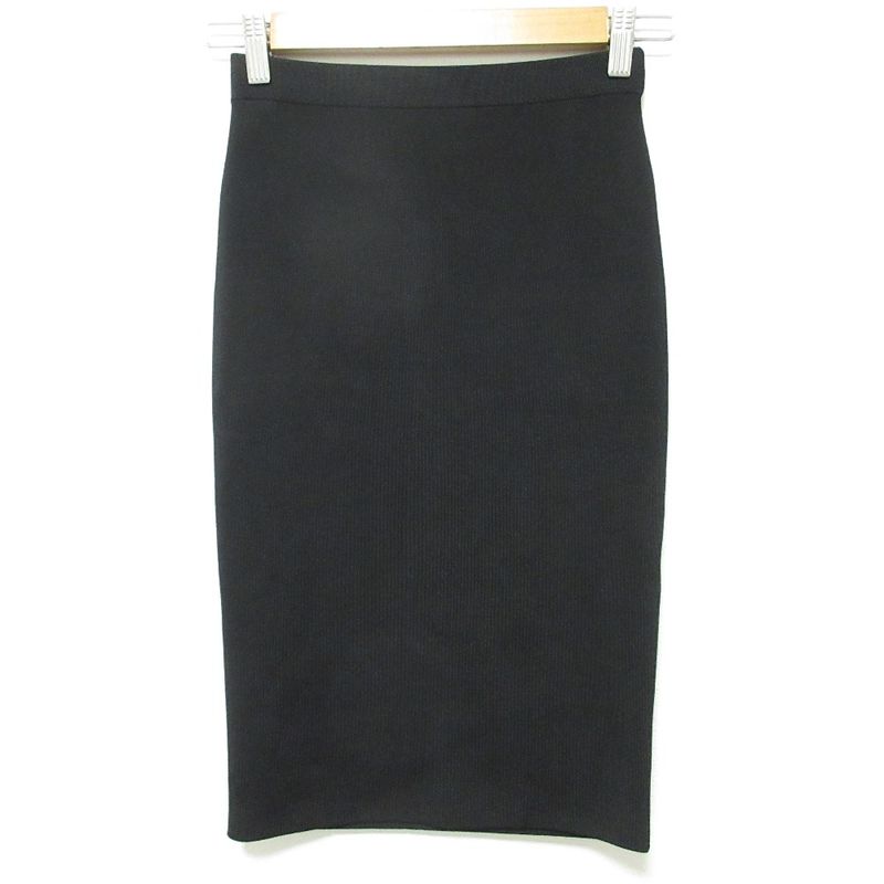 Good Saint Laurent Paris Laurent Knee Length Easy Tight Knit Skirt 769316 Size