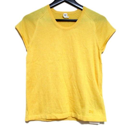 Unused Hermes Silk Cotton Short Sleeve Knit Cut And Sewn Summer Knit Size 36