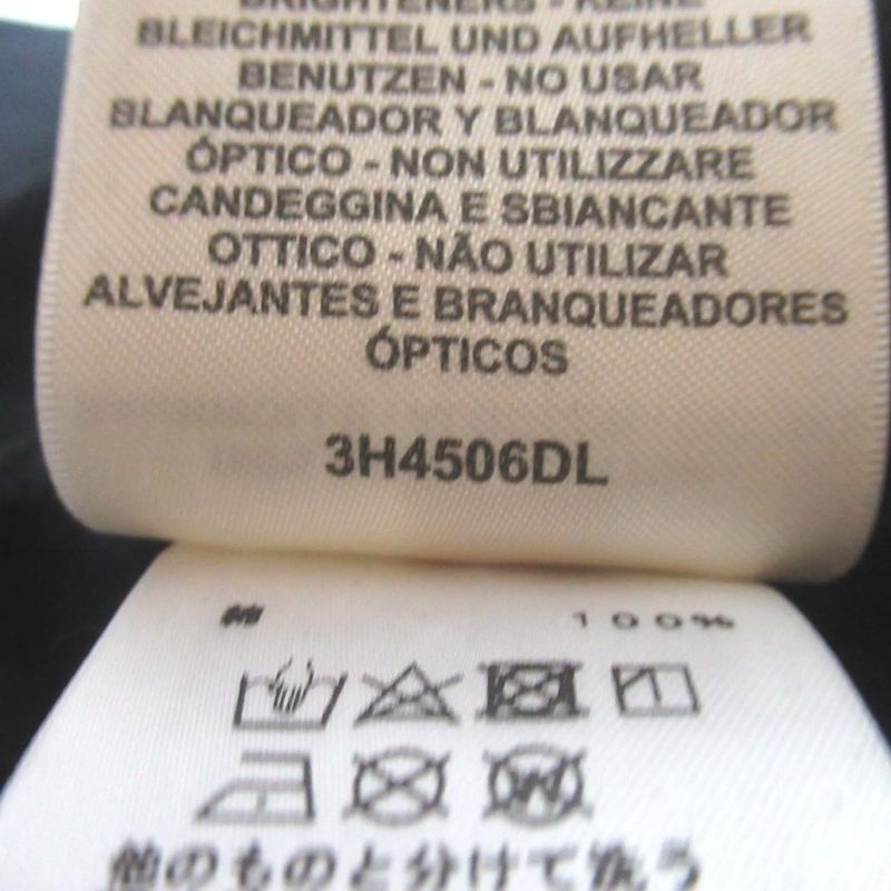 23AW Hermes Short Sleeve Knee Length Cut And Sewn Dress Size 34 Black Women's