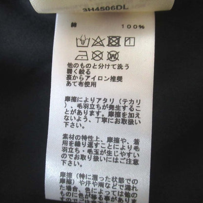 23AW Hermes Short Sleeve Knee Length Cut And Sewn Dress Size 34 Black Women's