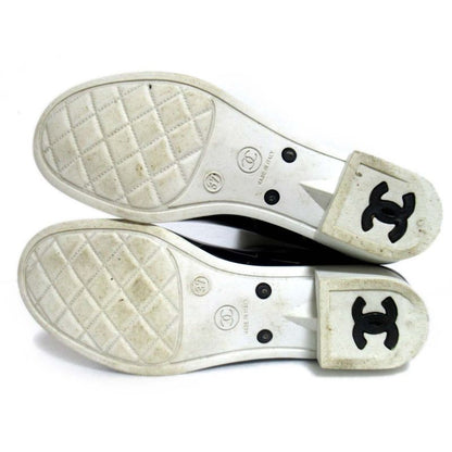 Chanel Matelasse Pattern Rain Boots Size 37 Equivalent To 23.5cm (9.25in) Black