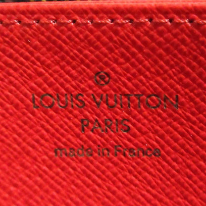 Good Louis Vuitton Caracom Pattern Damier Zippy Wallet Long Wallet N60145 Ebène
