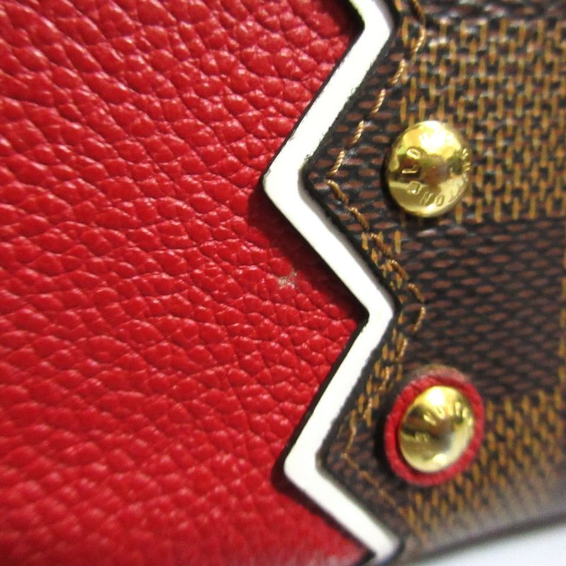 Good Louis Vuitton Caracom Pattern Damier Zippy Wallet Long Wallet N60145 Ebène