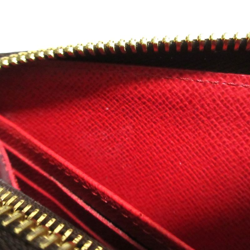 Good Louis Vuitton Caracom Pattern Damier Zippy Wallet Long Wallet N60145 Ebène