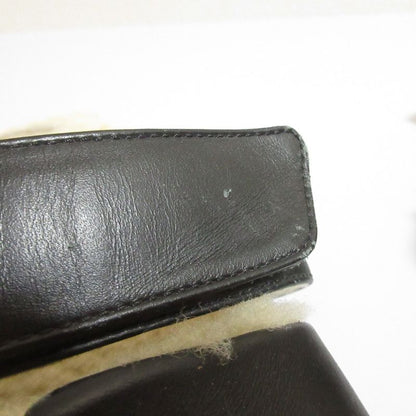 Hermes Chypre Mouton Strap Sandals Black Women's Preowned USED