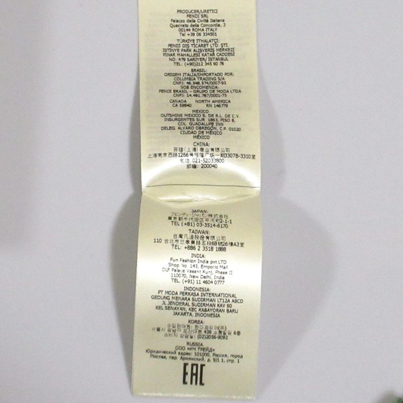 Good Fendi Lappy Silk Scarf 62141000 Multicolor Ladies Used