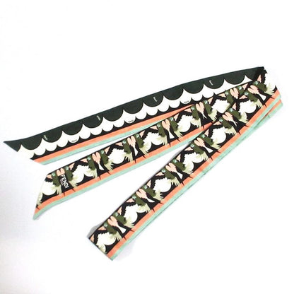 Good Fendi Lappy Silk Scarf 62141000 Multicolor Ladies Used