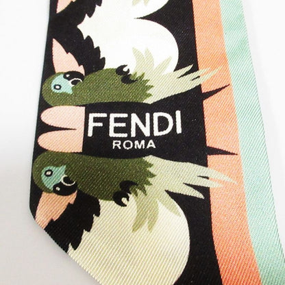 Good Fendi Lappy Silk Scarf 62141000 Multicolor Ladies Used