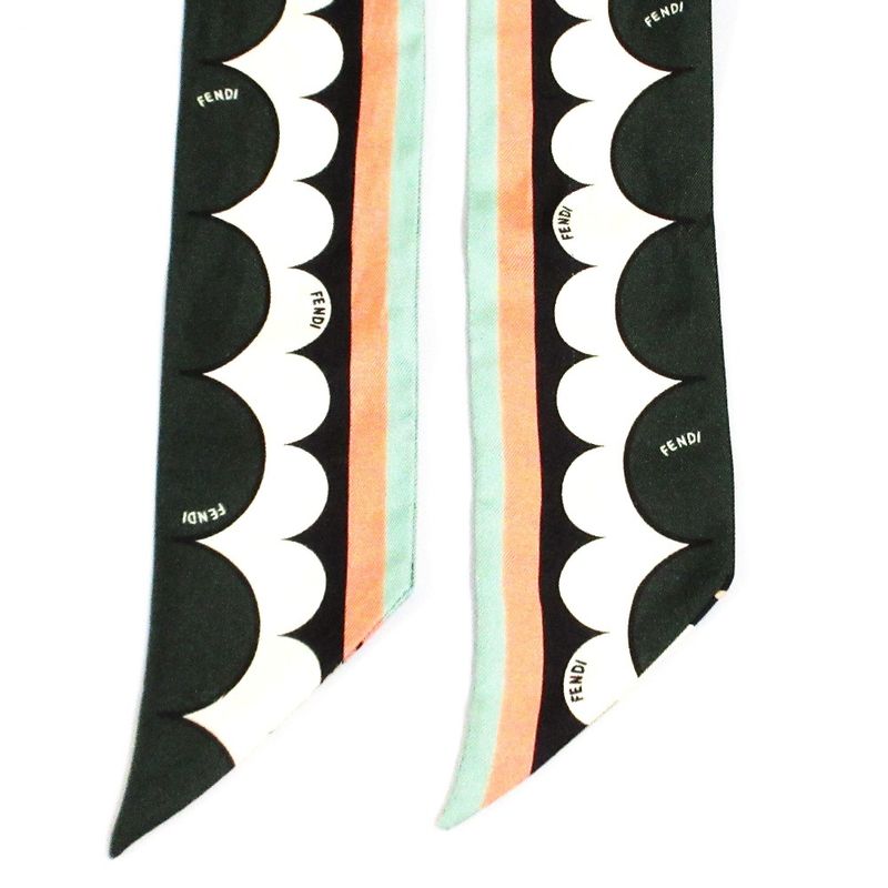 Good Fendi Lappy Silk Scarf 62141000 Multicolor Ladies Used