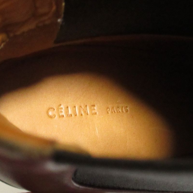 Celine Phoebe Period Chelsea Side Gore Boots Size 37 1 2 37.5 Approx 24.5cm