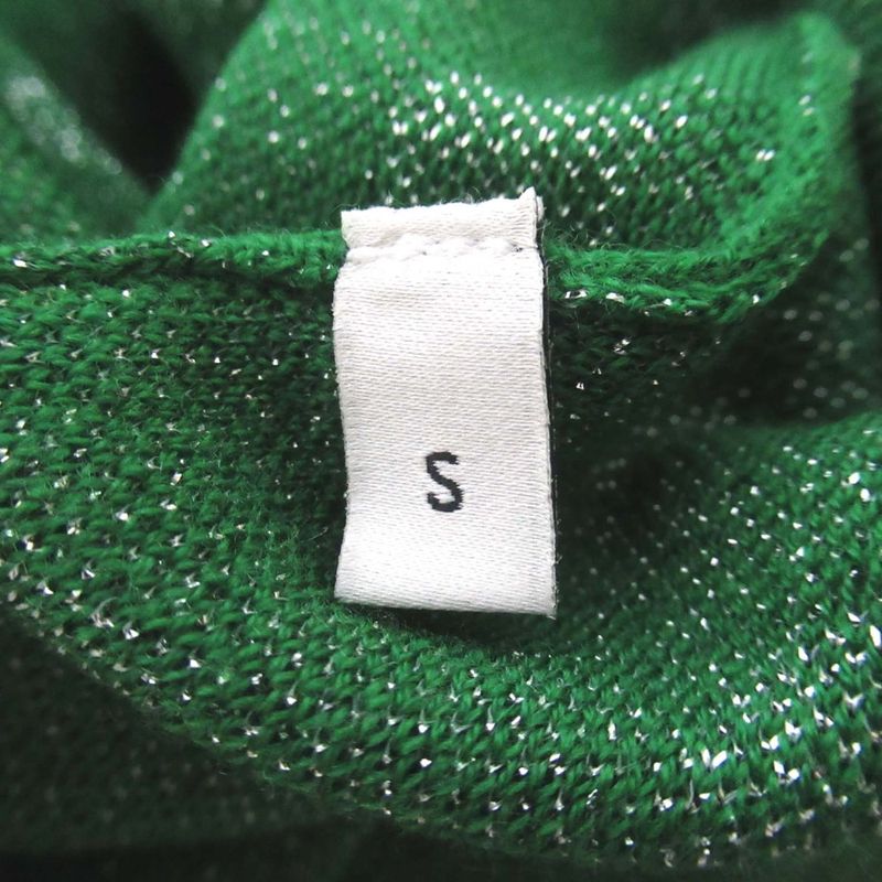 Gucci Dot Pattern Long Sleeve Long Length Knit Dress 617915 Size S 165 88Y