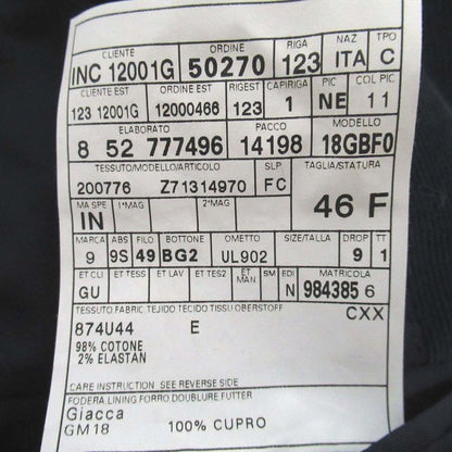 Gucci Corduroy Single 2B Tailored Jacket Size 46F Green Men's Used