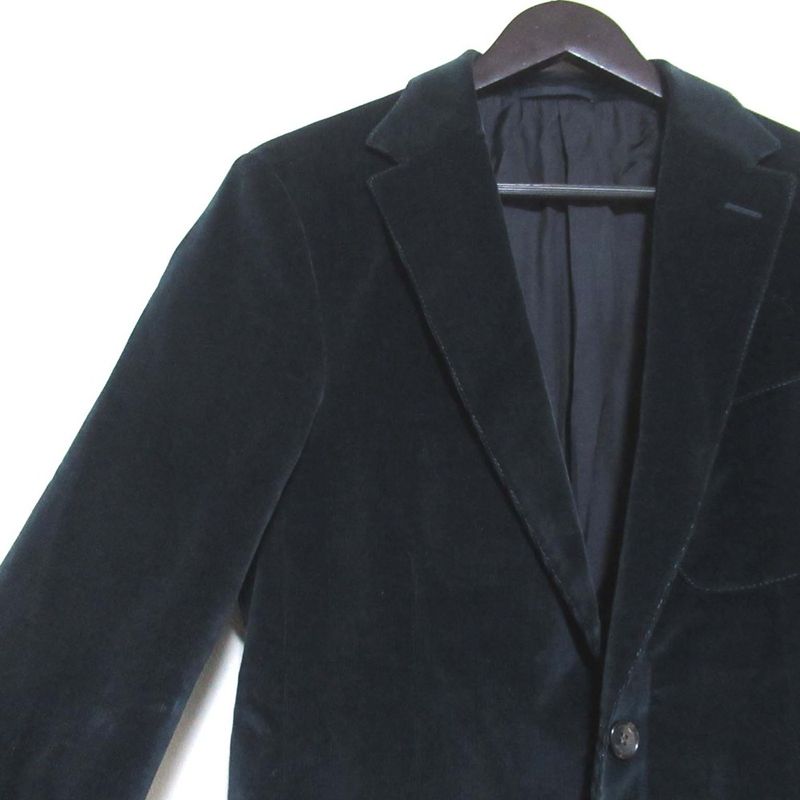 Gucci Corduroy Single 2B Tailored Jacket Size 46F Green Men's Used
