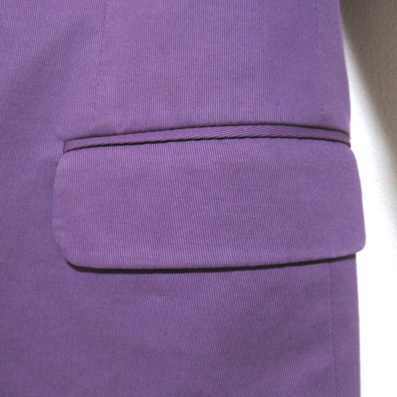 Good Gucci 2B Single Tailored Jacket Size 44 Purple Ladies Used