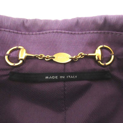 Good Gucci 2B Single Tailored Jacket Size 44 Purple Ladies Used