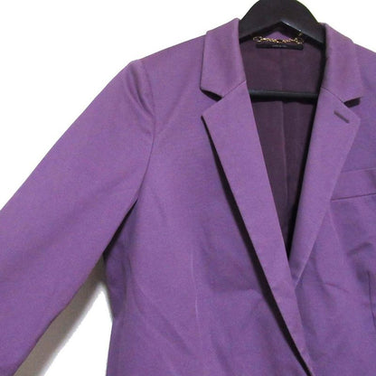 Good Gucci 2B Single Tailored Jacket Size 44 Purple Ladies Used