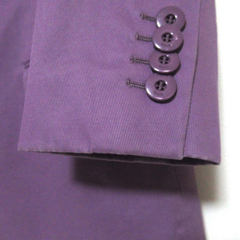 Good Gucci 2B Single Tailored Jacket Size 44 Purple Ladies Used