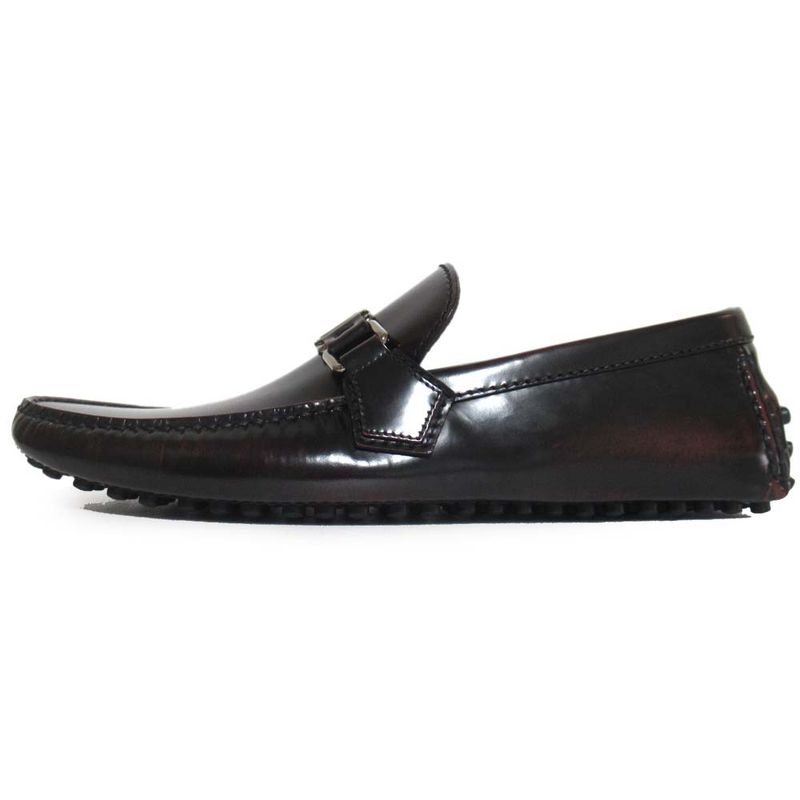 Unused Louis Vuitton Hockenheim Driving Shoes Size 6.5 25.5cm (10.04in) Red To