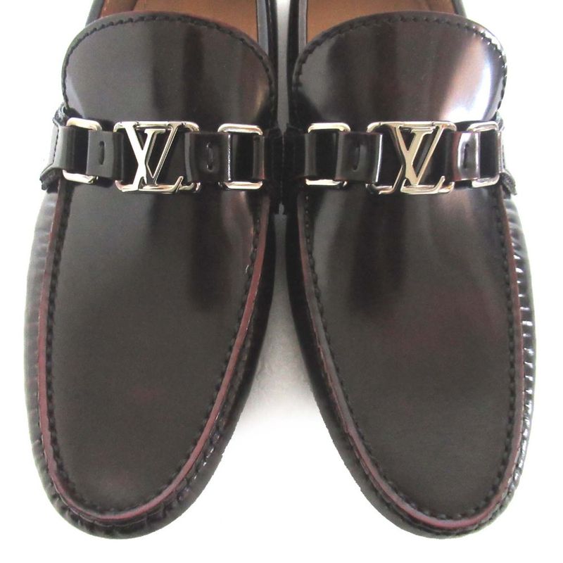 Unused Louis Vuitton Hockenheim Driving Shoes Size 6.5 25.5cm (10.04in) Red To