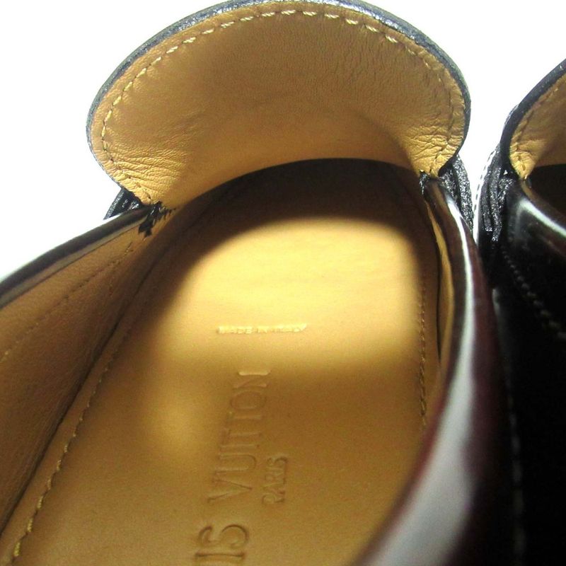 Unused Louis Vuitton Hockenheim Driving Shoes Size 6.5 25.5cm (10.04in) Red To