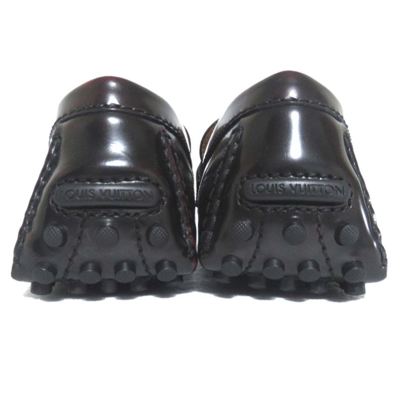 Unused Louis Vuitton Hockenheim Driving Shoes Size 6.5 25.5cm (10.04in) Red To