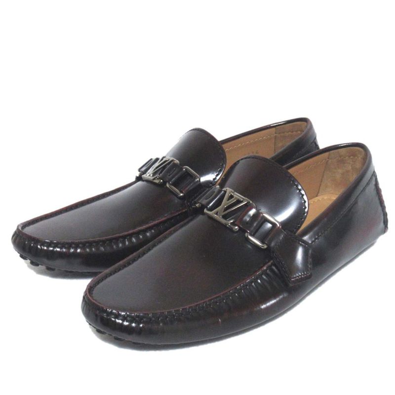 Unused Louis Vuitton Hockenheim Driving Shoes Size 6.5 25.5cm (10.04in) Red To