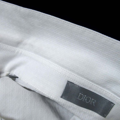 DIOR Homme Dior Homme Cannage Pattern Long Sleeve Dress Shirt Size 40 White