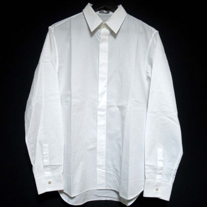 DIOR Homme Dior Homme Cannage Pattern Long Sleeve Dress Shirt Size 40 White