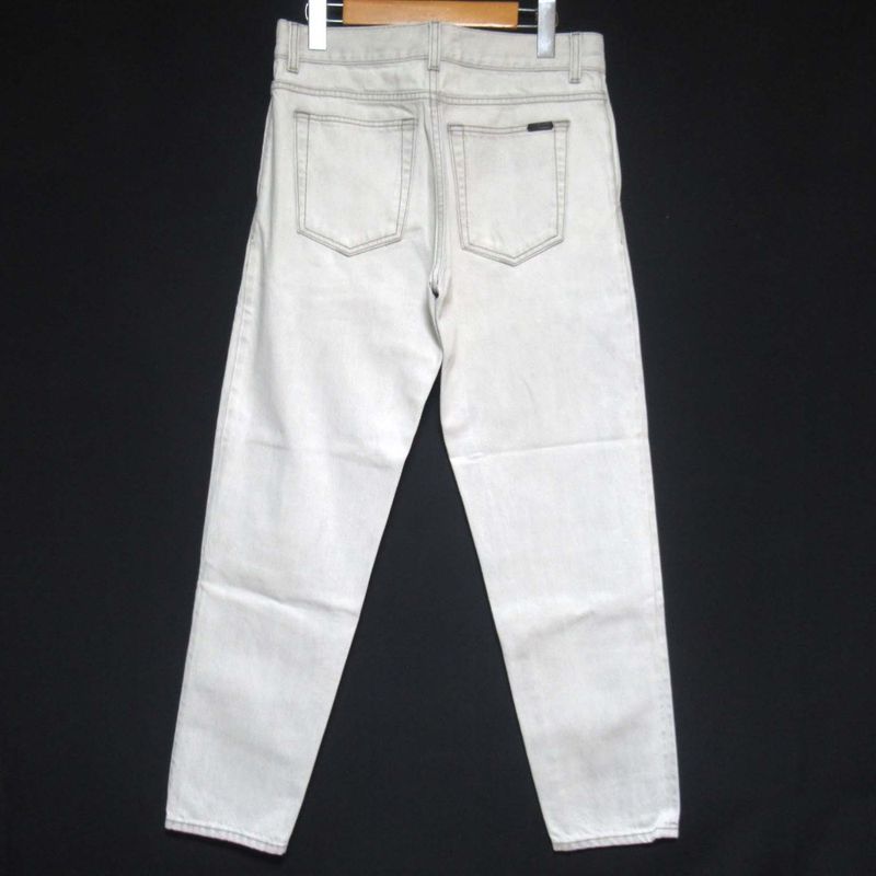 Cleaned Saint Laurent Paris Relaxed Straight-cut Denim Pants 644678 Y01ka W29