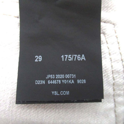 Cleaned Saint Laurent Paris Relaxed Straight-cut Denim Pants 644678 Y01ka W29