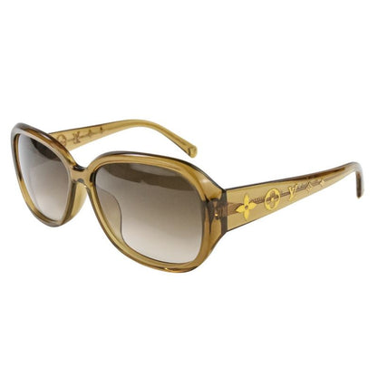 Loius Vuitton Louis Vuitton Option GM Sunglasses Z0460e Brown Ladies Preowned
