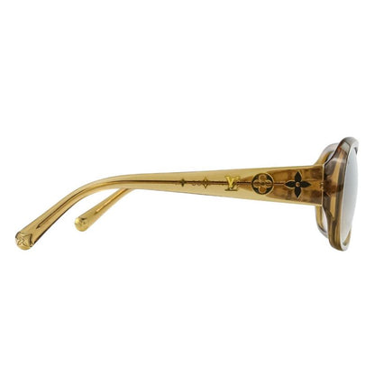 Loius Vuitton Louis Vuitton Option GM Sunglasses Z0460e Brown Ladies Preowned