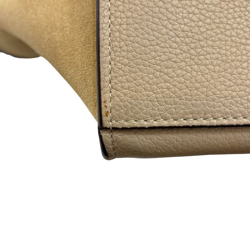 Good Celine Trapeze 2way Shoulder Bag Beige Ladies Used