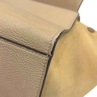 Good Celine Trapeze 2way Shoulder Bag Beige Ladies Used