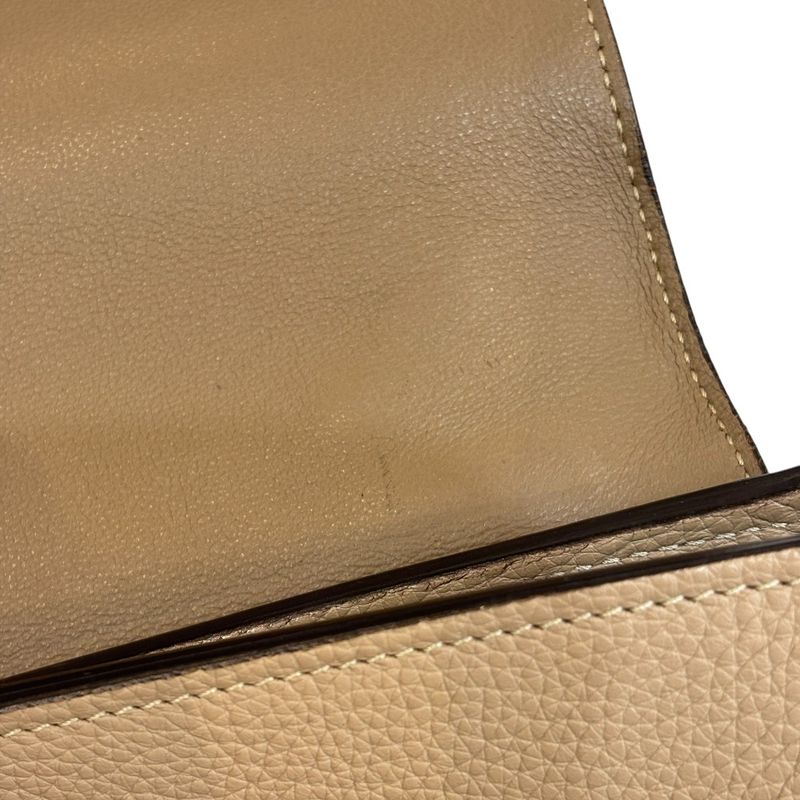 Good Celine Trapeze 2way Shoulder Bag Beige Ladies Used