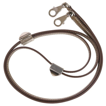 Hermes Clous Medor Bandouliere Shoulder Strap Engraved W Etoupe Silver Color