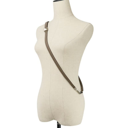 Hermes Clous Medor Bandouliere Shoulder Strap Engraved W Etoupe Silver Color