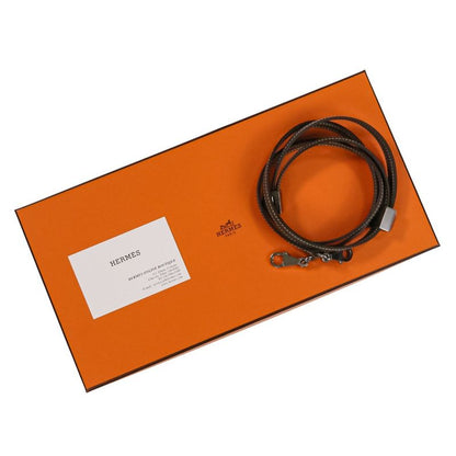 Hermes Clous Medor Bandouliere Shoulder Strap Engraved W Etoupe Silver Color