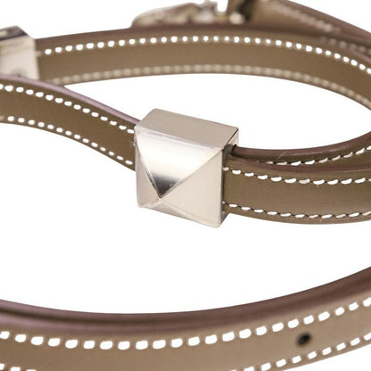 Hermes Clous Medor Bandouliere Shoulder Strap Engraved W Etoupe Silver Color